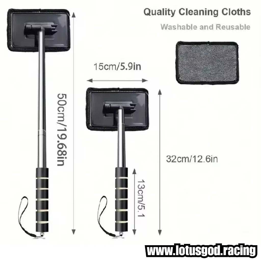 Micro Fiber Window Cleaner Brush Windshield Wiper Microfiber Wiper Cleaning Wash Tool With Extended air Long Handle