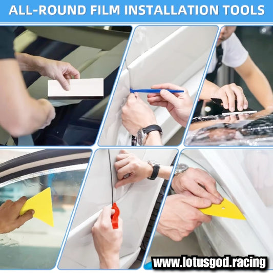 Vinyl Wrap Tool Kit Felt Squeegee Scraper Craft Cutter For Decal Sticker Window Tint Accessories (39 Pieces)