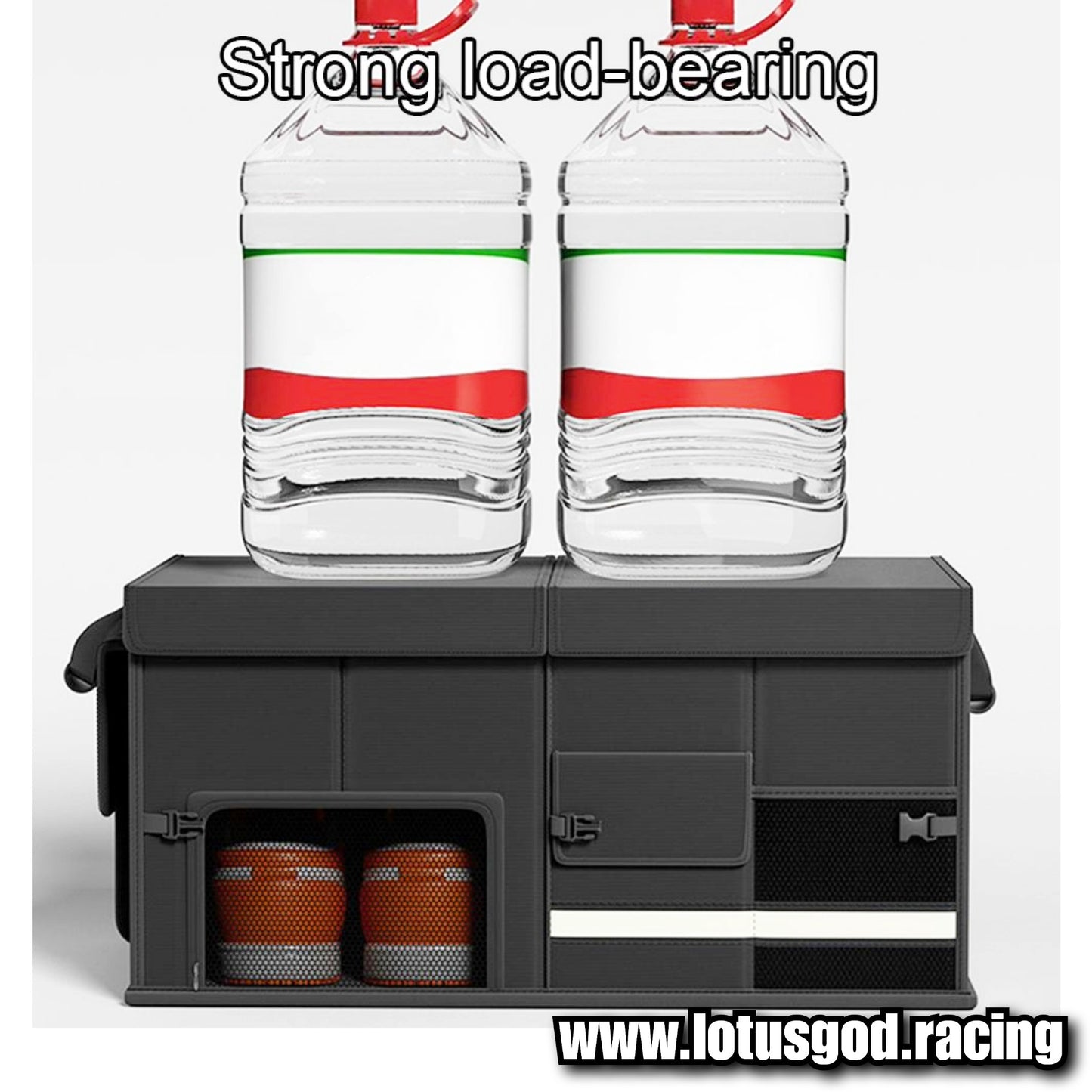 Large Capacity Compartment Boot Storage Organizer Storage Bag Car Trunk Soft Felt Storage Shoe Box Accessories 33cm X 30cm X 60cm