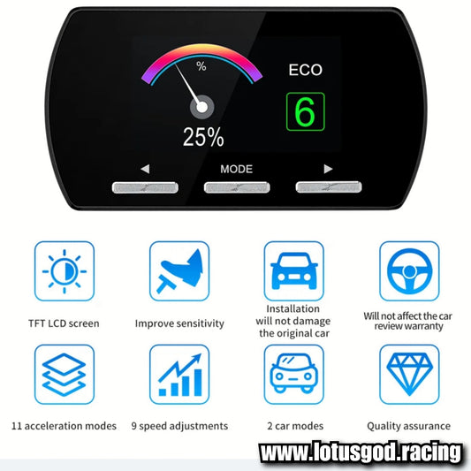 Electronic Throttle Response Digital Controller Racing Boost Accelerator Sprint Drive 10 Modes Plug & Play Car Pedal Power Booster Acceleration Kit For Bmw 1 2 3 4 5 6 7 Mini Gp R53