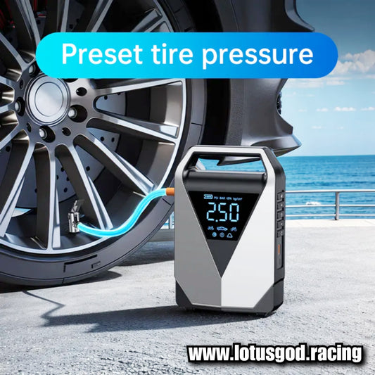12000mah 4 In 1 Portable 12 Volts Car Jump Start + Air Pump Compressor Tyre Inflator + Power Bank + Led Light 12V Car Battery Starter