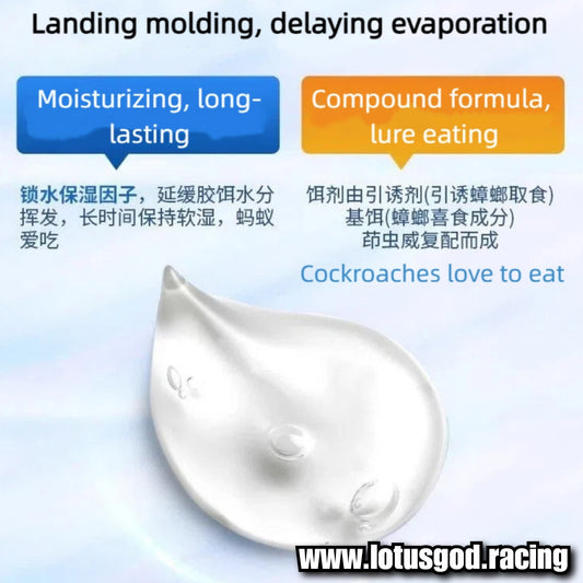 Very Effective Cockroach Killer Gel Bait: Powerful Eradicate Nest Elimination - Rapidly Lures & Poisons Entire Colonies to Death With Strong Repellent Actions Garanteed 10g