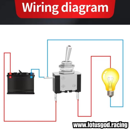 12V Racing Car Ignition 1 Flip Up Down On Off Red Led Switch Aluminum Control Panel For All Dashboard