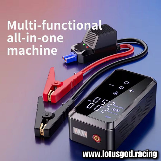 12000mah 4 In 1 Portable 12 Volts Car Jump Start + Air Pump Compressor Tyre Inflator + Power Bank + Led Light 12V Car Battery Starter