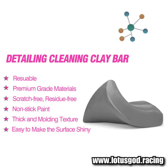 Premium Magic Grey Clay Top Grade Bar Infused Car Bike Detailing Quickly Removes Debris Mud Dirt Black Tar Stains From Paint Glass Etc 180g