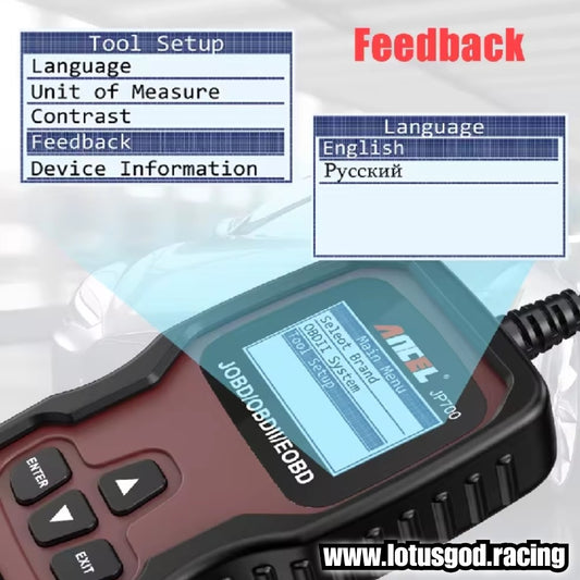 Wired OBD EOBD JOBD OBD2 JOBD EOBD Diagnostic Scanner Engine Check Light Clear Error Tool – Enhanced Compatibility for Japanese Cars (Toyota, Honda, Nissan, Mazda) – Scan Read & Erase Fault Codes