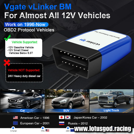 Wireless OBD vLinker BM ELM327 Scanner Bluetooth 4.0 OBD2 Car Diagnostic Auto Scan Tool ELM 327 V1.5 For Bmw Bimmercode Bimmerlink Mini F54 F55 F56 F57 F60