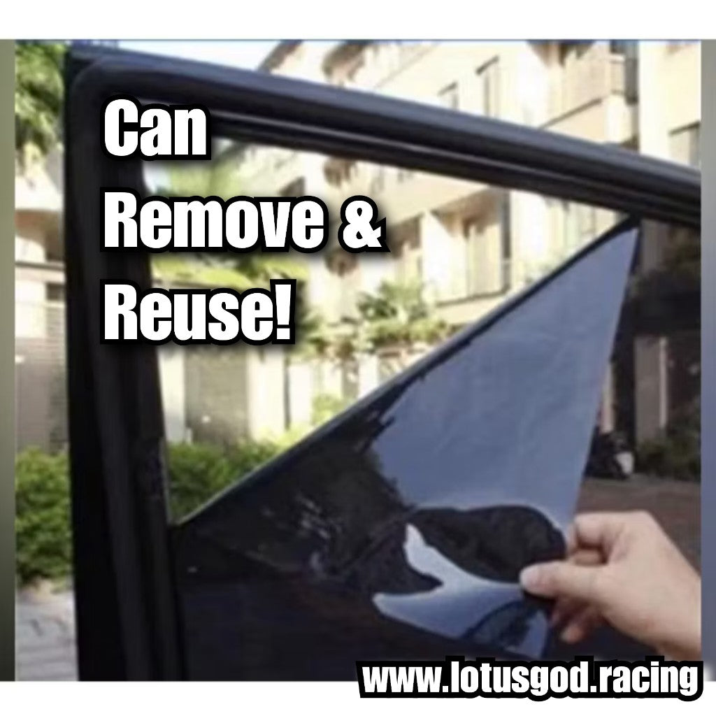 Super Magic Window Solar Fexible Film Removable Reusable Static Cling Non Glue Adhesive No Residue For Glass Car Lorry Van Pick Up Etc 250 X 50cm