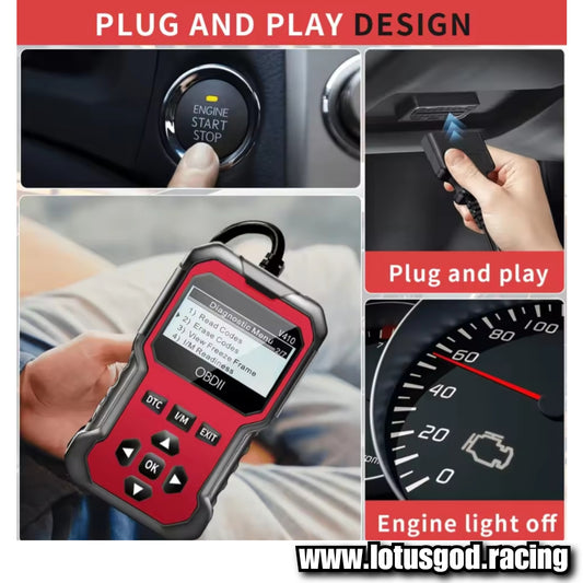 OBD2 Scanner Code Car Fault Code Reader Auto Diagnostic Multi Functional Obd Scanner Read and Erase Fault Dtc Diagnostic Tool