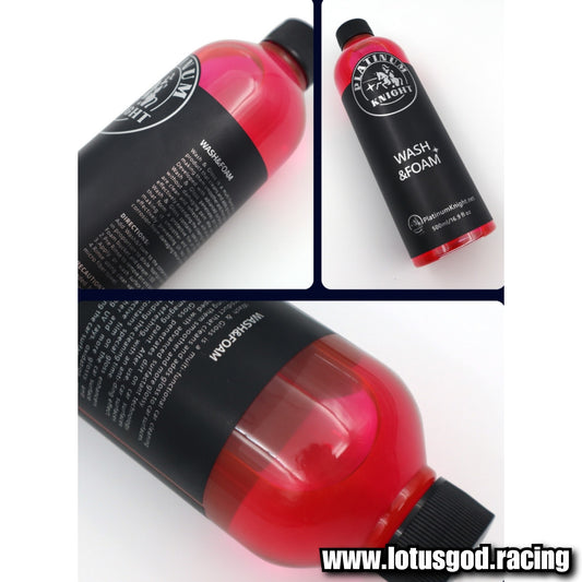 Premium Thick Nano Tech Red Melon Foam & Shine Clean Car Snow Wash For Motorcycle Car Lorry Van Pick Up Etc 500ml