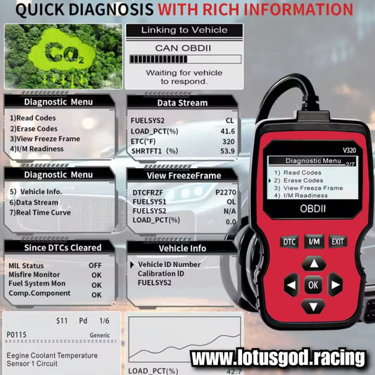 OBD2 Scanner Code Car Fault Code Reader Auto Diagnostic Multi Functional Obd Scanner Read and Erase Fault Dtc Diagnostic Tool