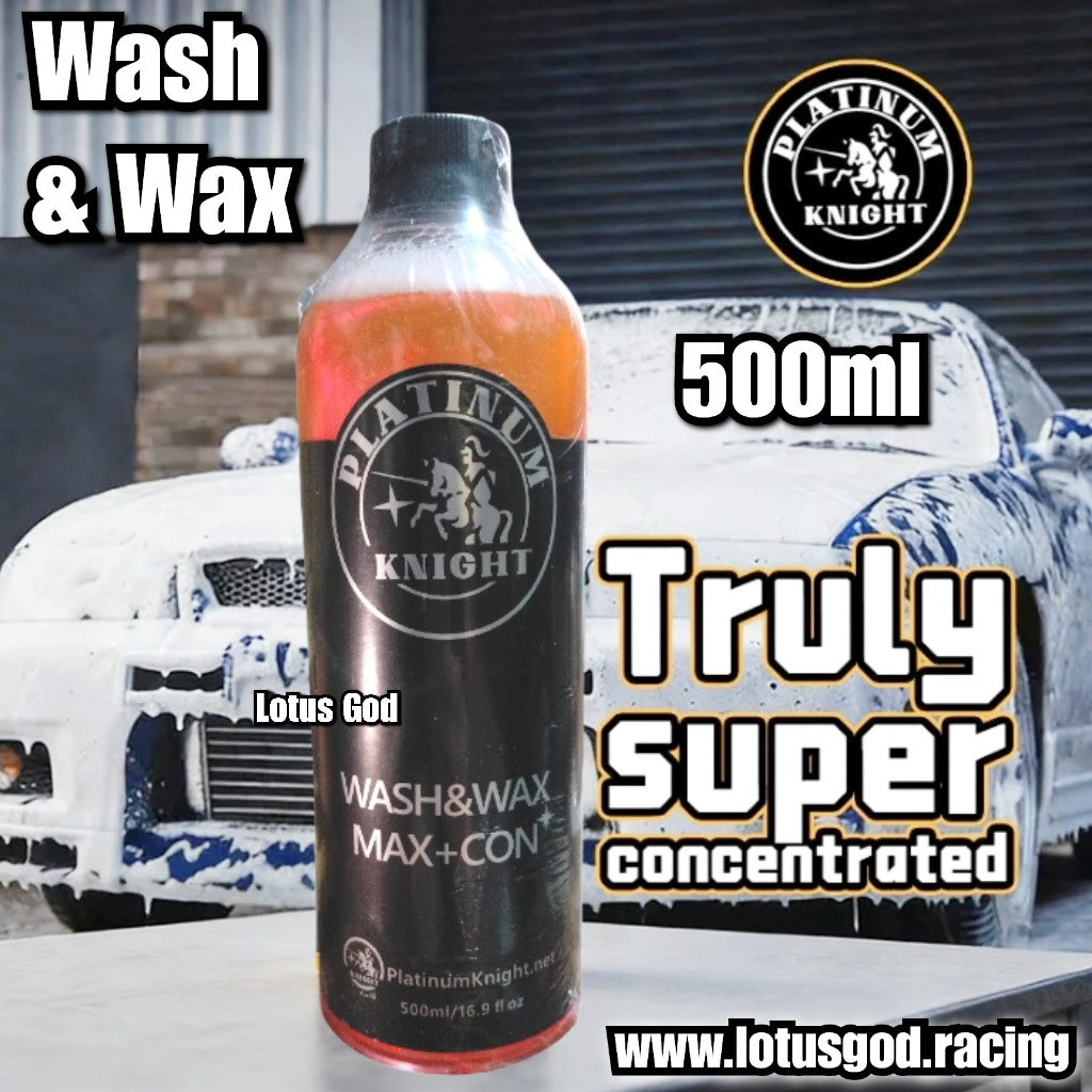 Premium Platinum Knight Truly PH Neutral Super Concentrated Wash & Wax Mango Scented Snow Foam Shampoo 500ml