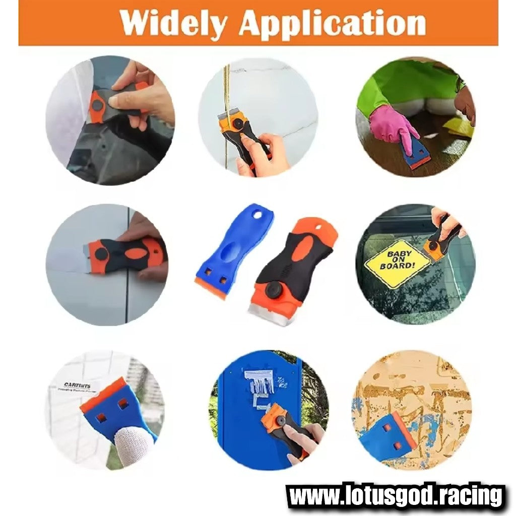Vinyl Wrap Tool Kit Felt Squeegee Scraper Craft Cutter For Decal Sticker Window Tint Spatula Cutter Vehicle Wrap Accessories (43 Pieces)