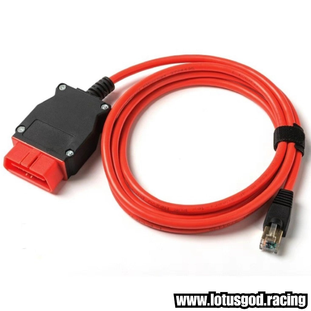 ENET Cable OBD2 To Ethernet Type C Coding & OBD Diagnostics - BMW F & G Series X Compatible E-SYS, ISTA+, INPA, E-SYS Launcher BM3 Bootmod3 BimmerCode, BimmerLink, MHD Tuning, xHP Flashtool (2 Meters)