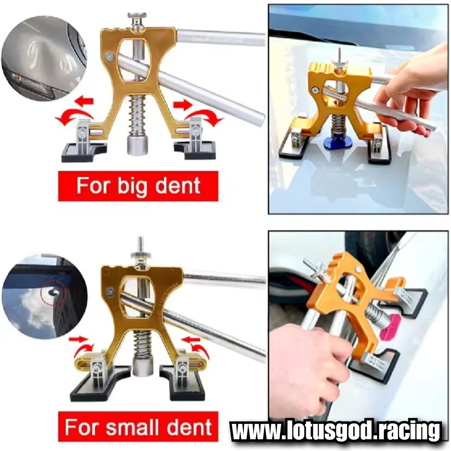 57 Pieces Car Body Door Boot Bonnet Paint Dent Lifter Hole Repair Puller Tabs Strong Remover Tool Using Glue Gun Stick For Automobile Vehicles