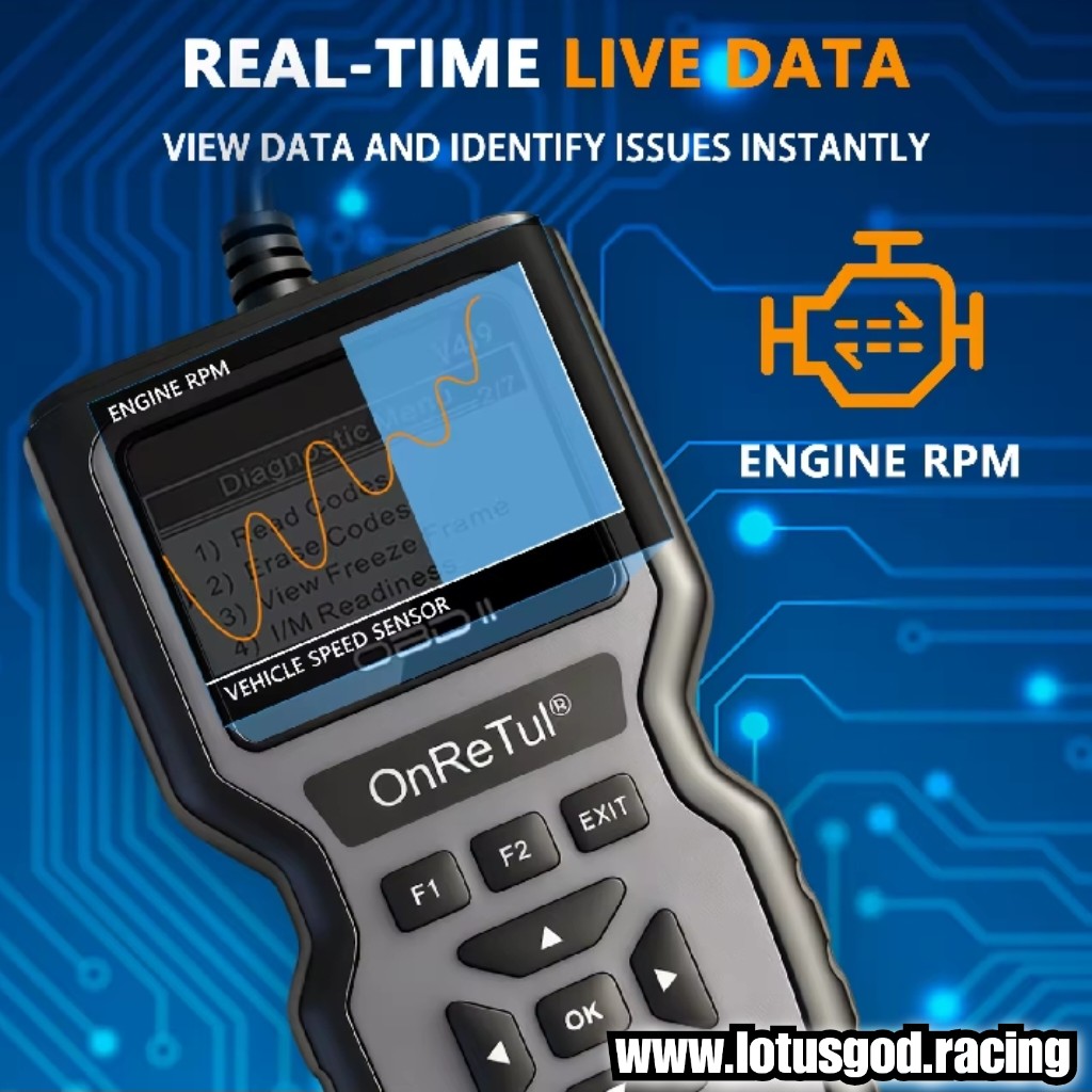 OBD2 Scanner & Fault OBD Code Test Reader | Real Time Diagnostics & Battery Voltage Tester V419