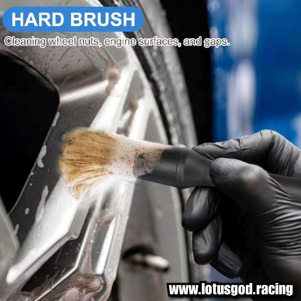 3 Brush Set Cleaning Dirt Kit For Mat Wheel Tyre Air Con Vent Micro Fiber Cleaning Detailing Car Lorry Van Pick Up Motorcycle Accessories