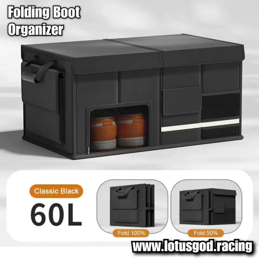 Large Capacity Compartment Boot Storage Organizer Storage Bag Car Trunk Soft Felt Storage Shoe Box Accessories 33cm X 30cm X 60cm