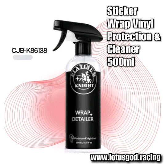 Premium Gloss Matt Sticker Vinyl Wrap Detailer Spray Hydrophobic Protection To Clean Hydrates & UV Protects Extends The Life For All Car Bikes Etc 500ml