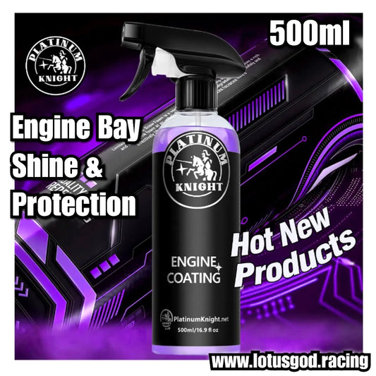 Premium Platinum Knight Car Engine Coating Shiny Engine Bay Dressing Shine & Protection Spray 500ml