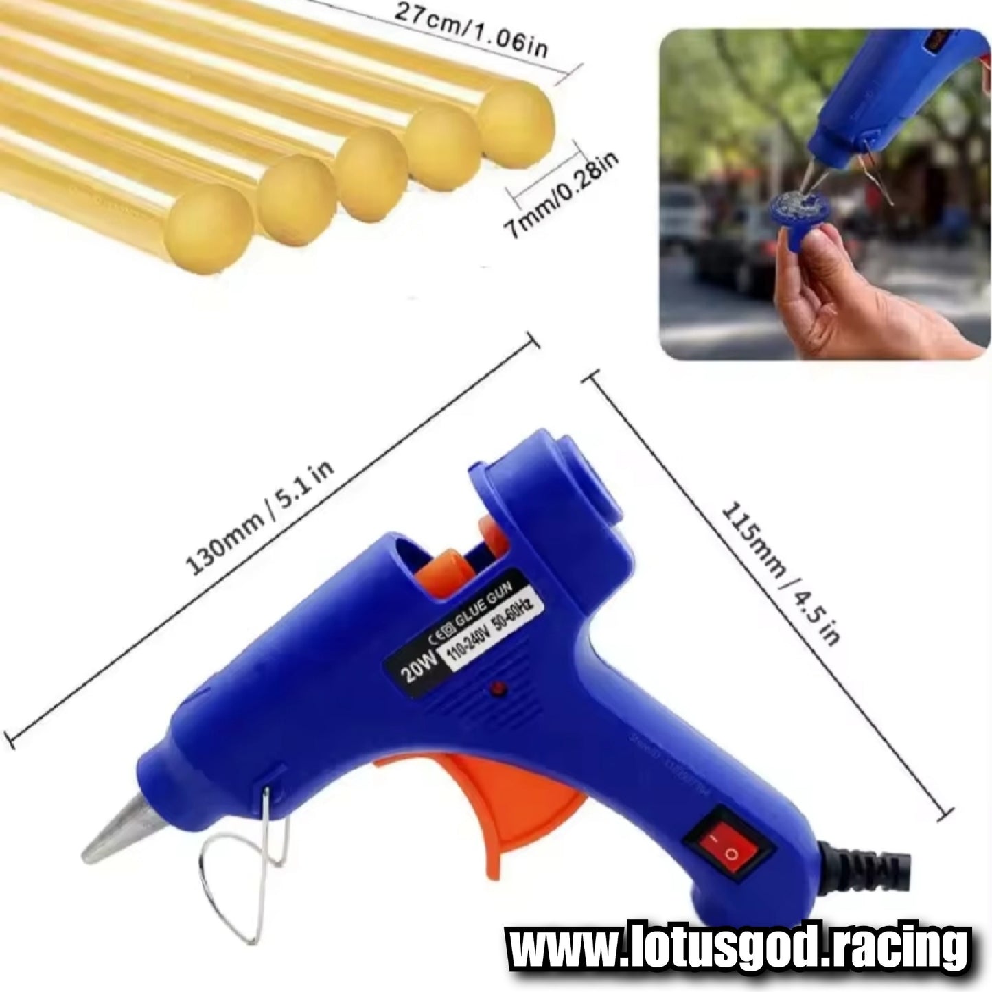 57 Pieces Car Body Door Boot Bonnet Paint Dent Lifter Hole Repair Puller Tabs Strong Remover Tool Using Glue Gun Stick For Automobile Vehicles