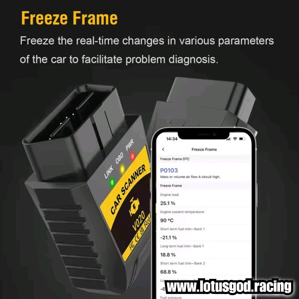 Obd2 Bluetooth Scanner 4.0 ELM327 V1.5 OBD 2 Car Diagnostic Clear Fault Codes Tool For IOS Apple Android PC ELM 327 OBDII Reader