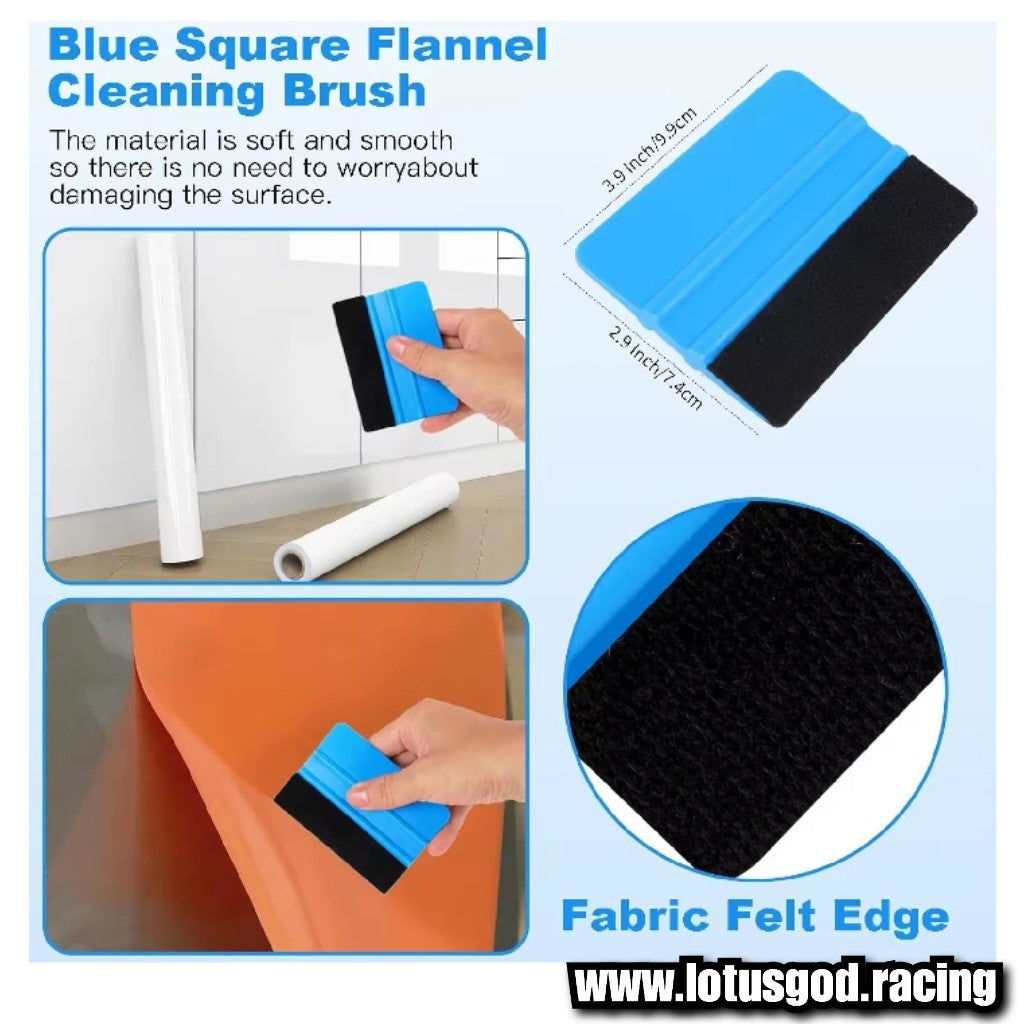 Vinyl Wrap Tool Kit Felt Squeegee Scraper Craft Cutter For Decal Sticker Window Tint Accessories (39 Pieces)