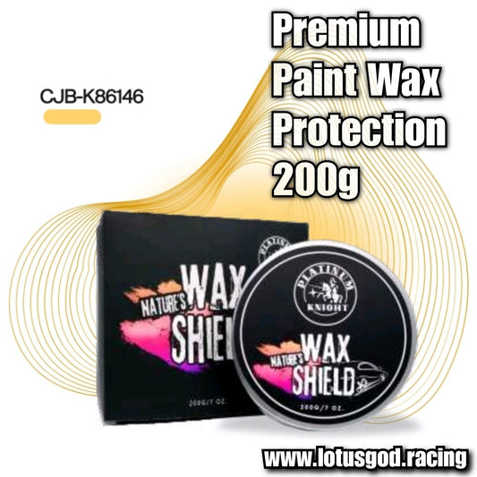 Premium Peach Gloss Polish & Shine Wax Shield Hydrophobic Paint Protection For All Car Bikes Lorry Van Pick Up Etc 200g