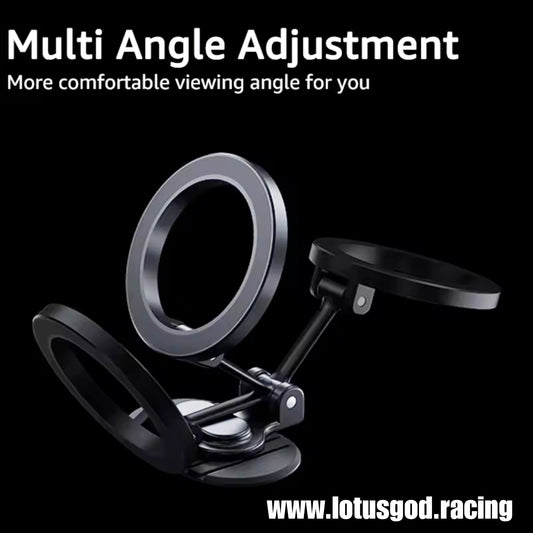Universal 360 Degree Foldable Magnetic Car Phone Holder for MagSafe Dashboard Magnet Car Mount for iPhone Android Handphone Etc