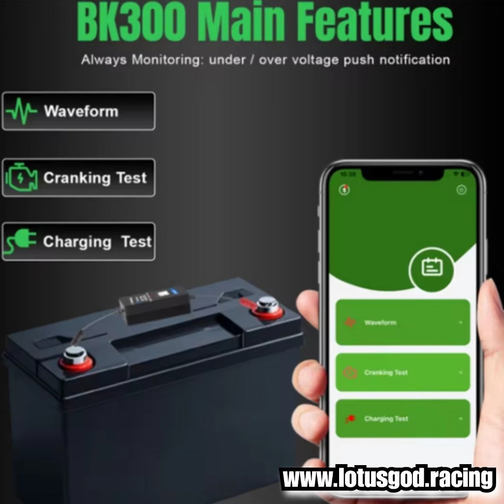 12V | 24V Wireless Bluetooth Battery Health Volt Monitor & Electrical System Alternator Crank Tester App For Hp Android IOS IPhone Apple