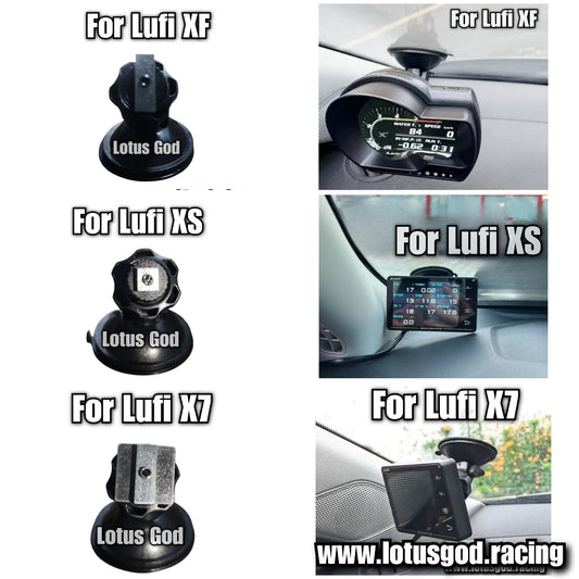 360 Adjustable Removable Windscreen Suction Cup For Lufi XF | XS | X7 Guage Racing Meter