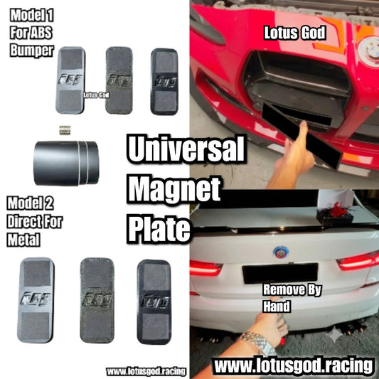 Universal Magnet License Plate Hidden Quick Release Removable Mount Invisible Magnetic Licence MagPlate For Car Etc