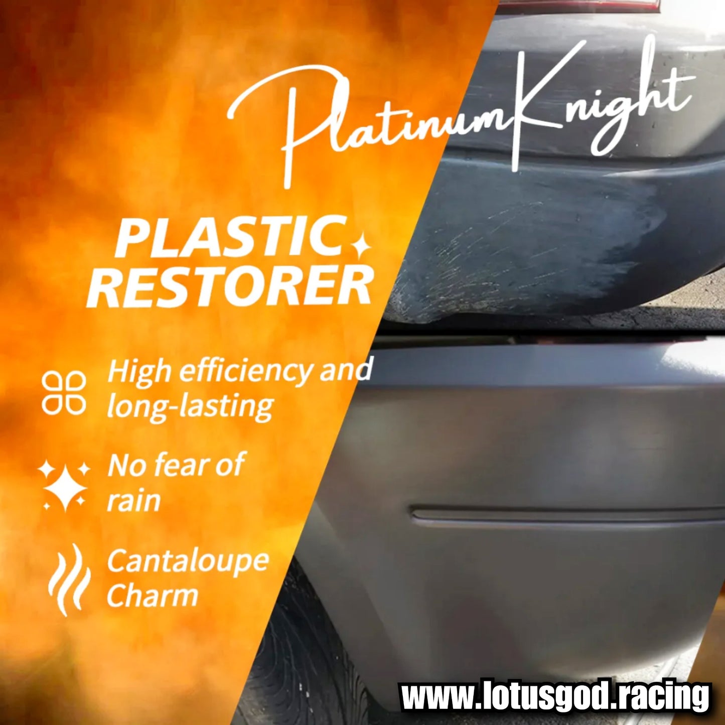 Premium Plastic Restorer Back To Black Gloss Plastic Parts Temporary Repair Restore Spray Exterior Renovator Cleaning Solution 500ml