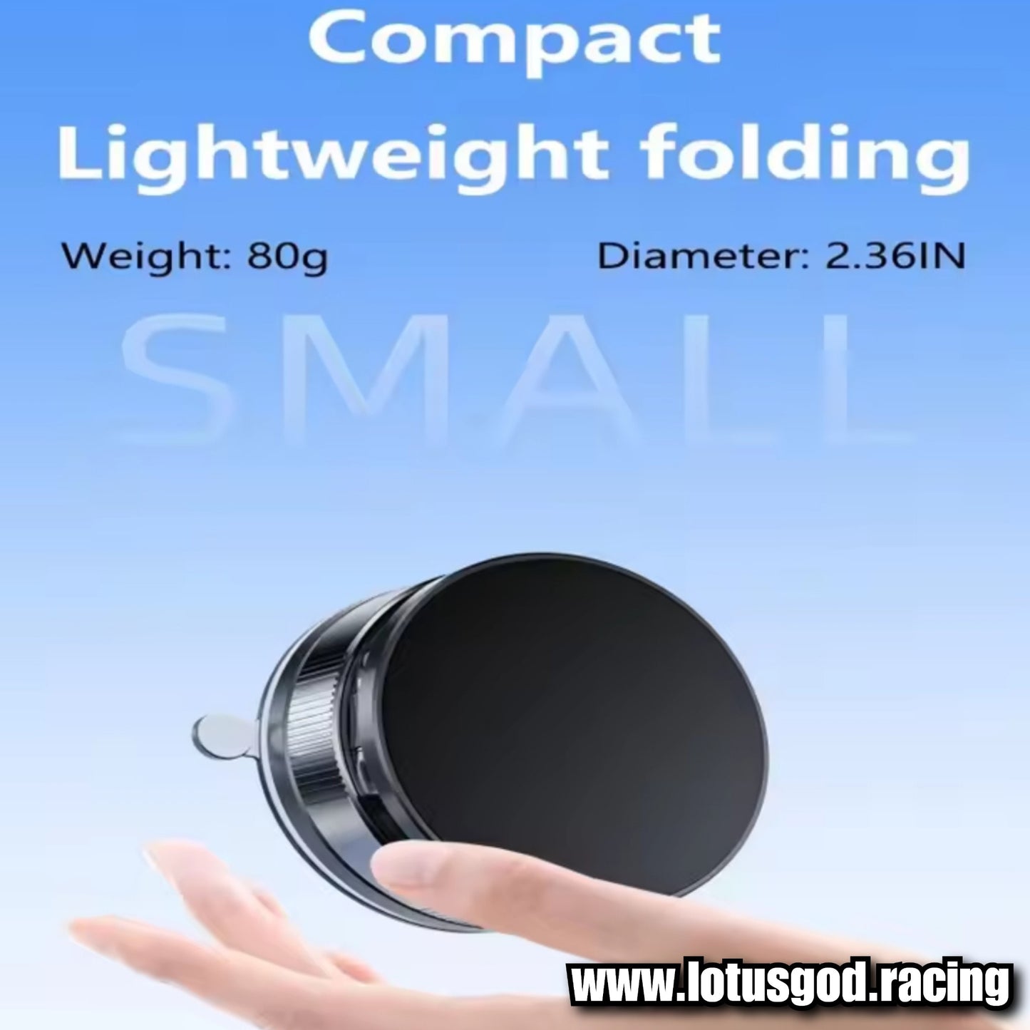 Universal Manual Twist Ring Strong Suction 360 Degree Suction Foldable Magnetic Phone Holder For MagSafe Dashboard Magnet Car Mount for iPhone Android Handphone Etc