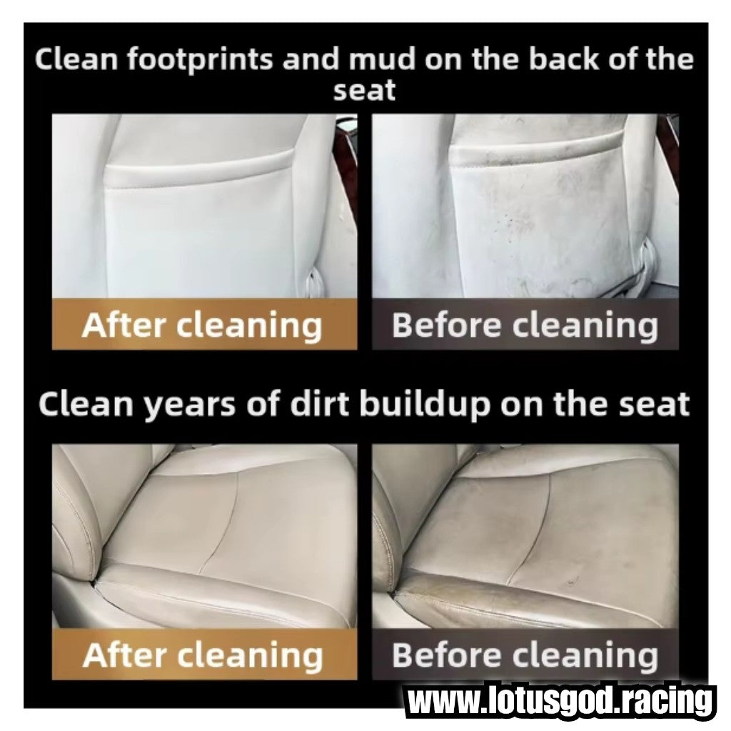 Premium Germany Quality 2-in-1 Leather Cleaner & Conditioner Spray Deep Stain Remover + Protective Polish for Furniture Bags Automotive Car Sofa Interiors 500ml + 100ml (2 Bottles)