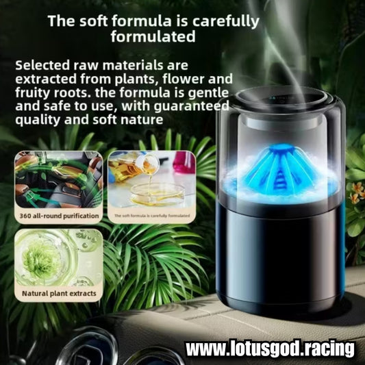Rechargeable Auto Cloud Aroma Automatic Air Diffuser Mist Bomb Smart Aromatherapy Air Freshener Perfume Fragrance For All Vehicle Car Etc