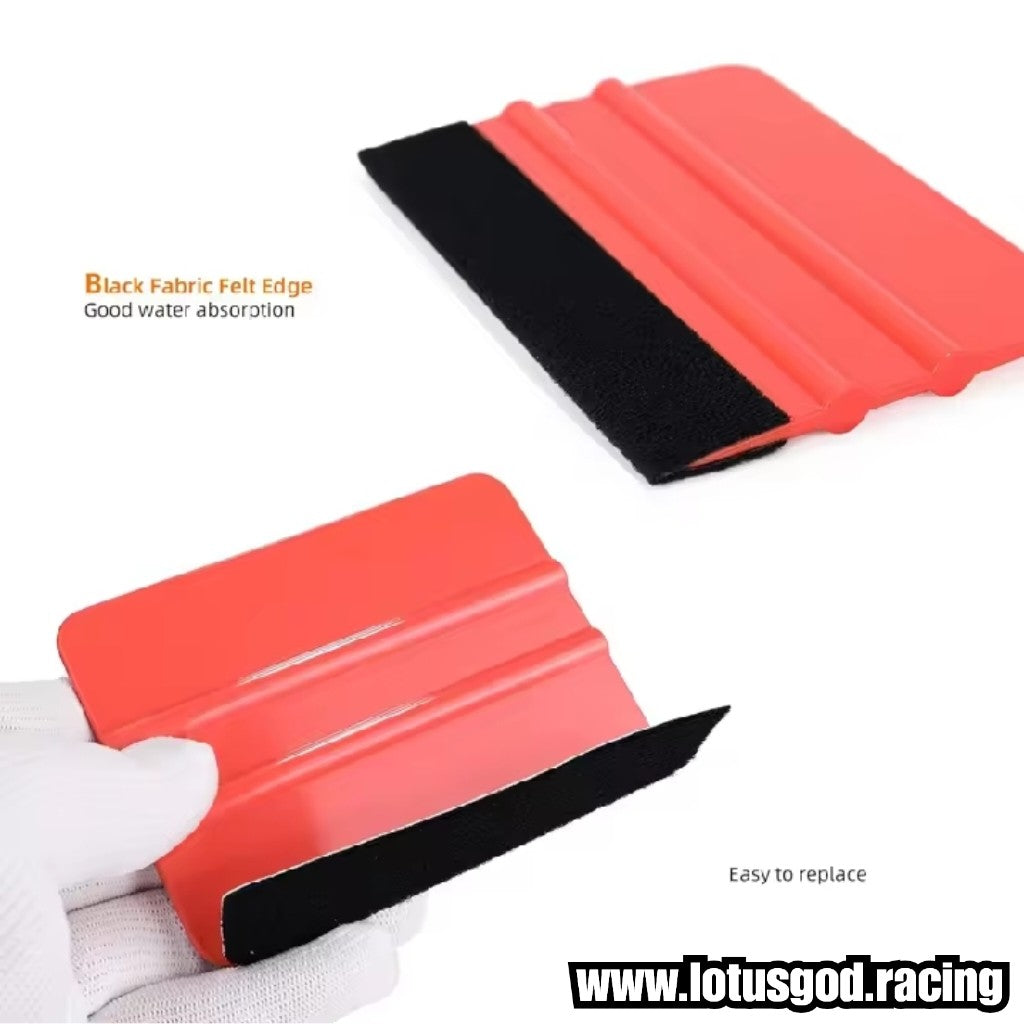 Vinyl Wrap Tool Kit Felt Squeegee Scraper Craft Cutter For Decal Sticker Glass Window Tint Accessories (15 Pieces)