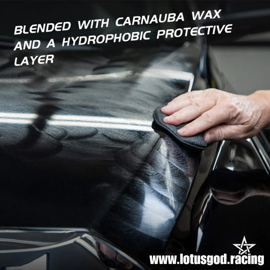 Premium Peach Gloss Polish & Shine Wax Shield Hydrophobic Paint Protection For All Car Bikes Lorry Van Pick Up Etc 200g