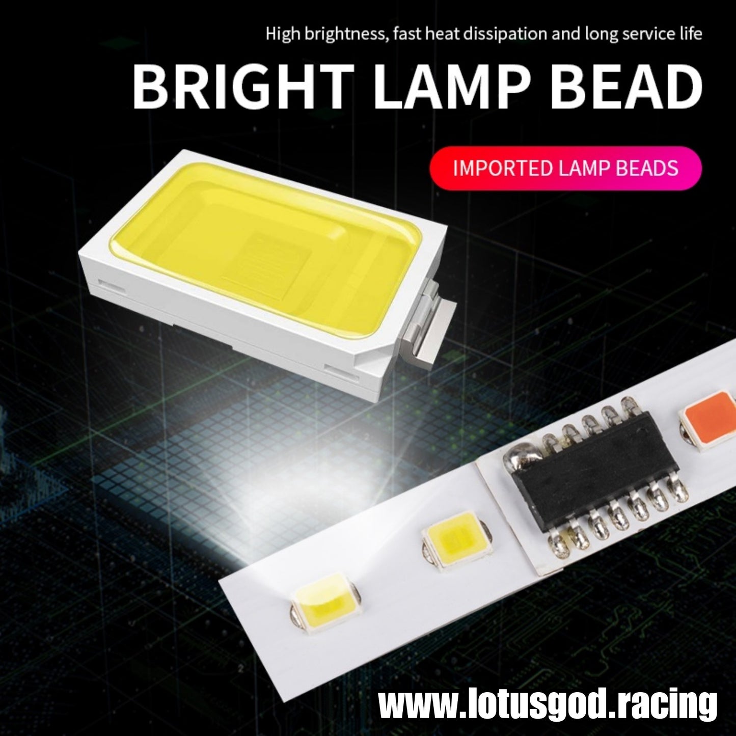 120cm 12V Super Red White Sequential Scan Mode Bright Led Door Light Car Hood Bonnet Strip Interior Ambient Neon Lamp (1 Strip)