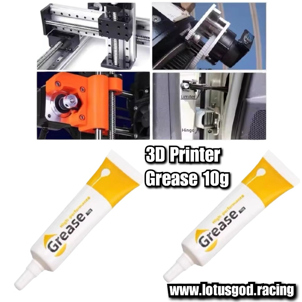 High Performance 3D Printer & Precision Machinery Lithium Mineral Lubricant Grease 10g (2 Pieces)