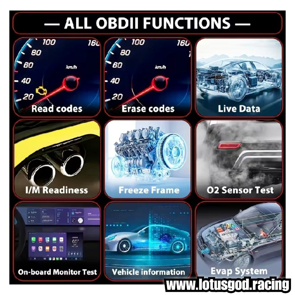 OBD2 Scanner & Fault OBD Code Test Reader | Real Time Diagnostics & Battery Voltage Tester V419