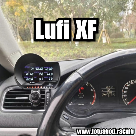 360 Degree Universal Straight Round Square Vertical Air Con Vent Mount Holder For Lufi OBD2 Performance Racing Gauge (XF, XS, X7 Compatible)