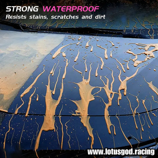 Premium Peach Gloss Polish & Shine Wax Shield Hydrophobic Paint Protection For All Car Bikes Lorry Van Pick Up Etc 200g