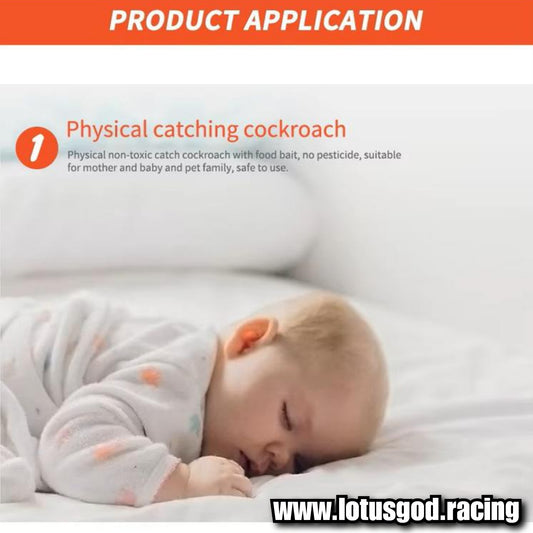 Very Effective Cockroach Trap Lizard Trap Sticker Roach Catcher Roach Reptile Insect Killer Trap 2025 Formula – Non-Toxic Trap (5 Packs)