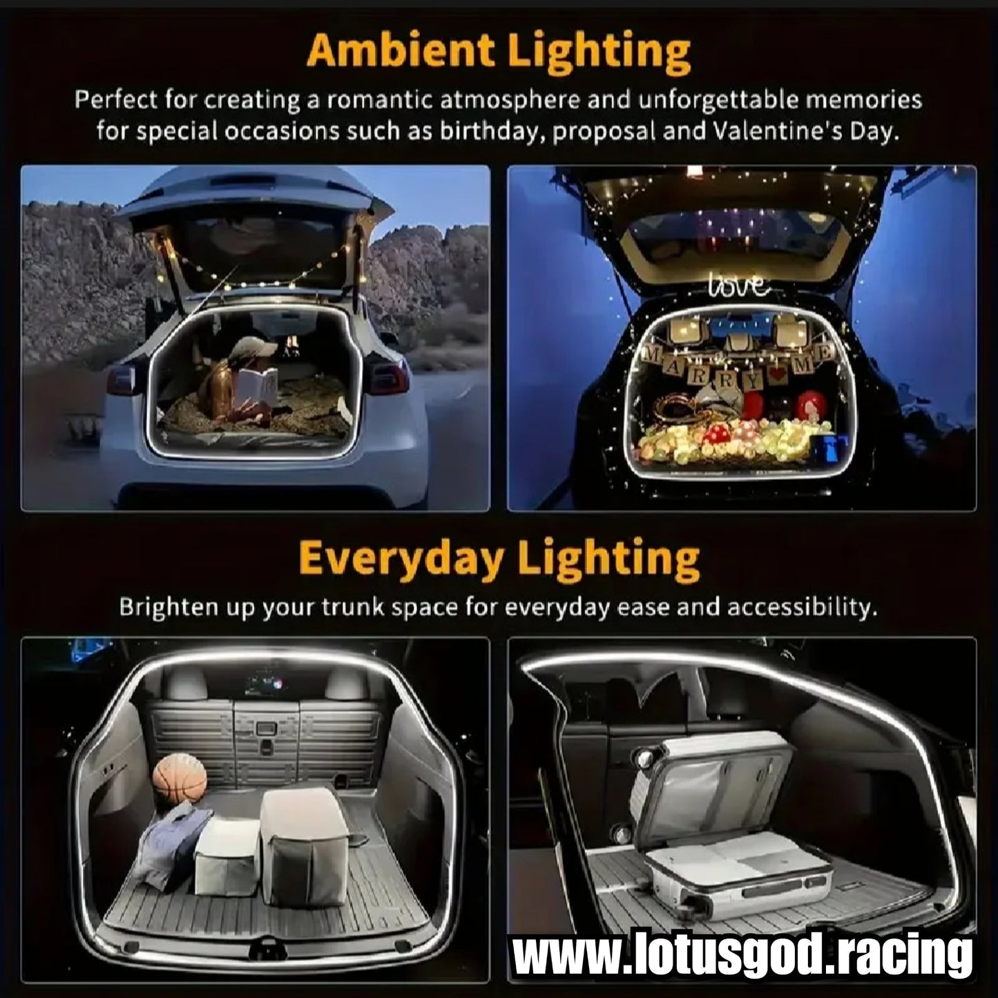 4 Meters 12V Super White Sequential Scan Mode Bright Led Light Car Hood Bonnet Boot Strip Interior Ambient Neon Lamp (1 Piece)