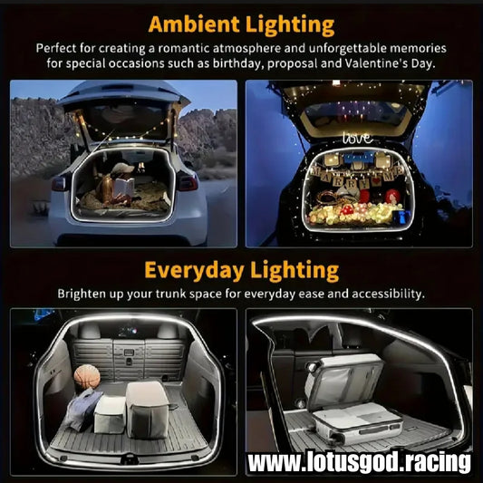 4 Meters 12V Super White Sequential Scan Mode Bright Led Light Car Hood Bonnet Boot Strip Interior Ambient Neon Lamp (1 Piece)