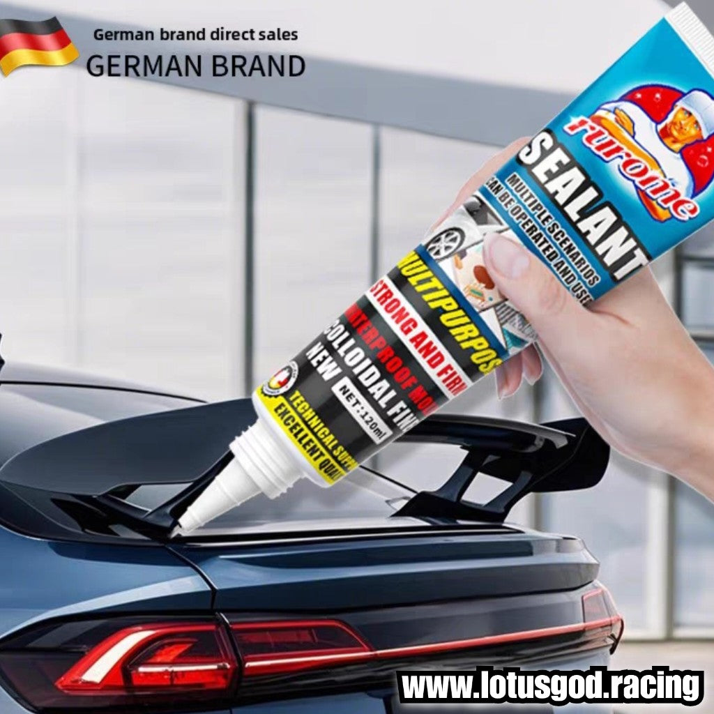 Germany Black | Clear Multi Purpose House Car Bodykit Bumper Lip Spolier Gt Wing Glass Window Sealing Waterproof Sealant Strong Bond High Viscosity Gel Glue 220ml