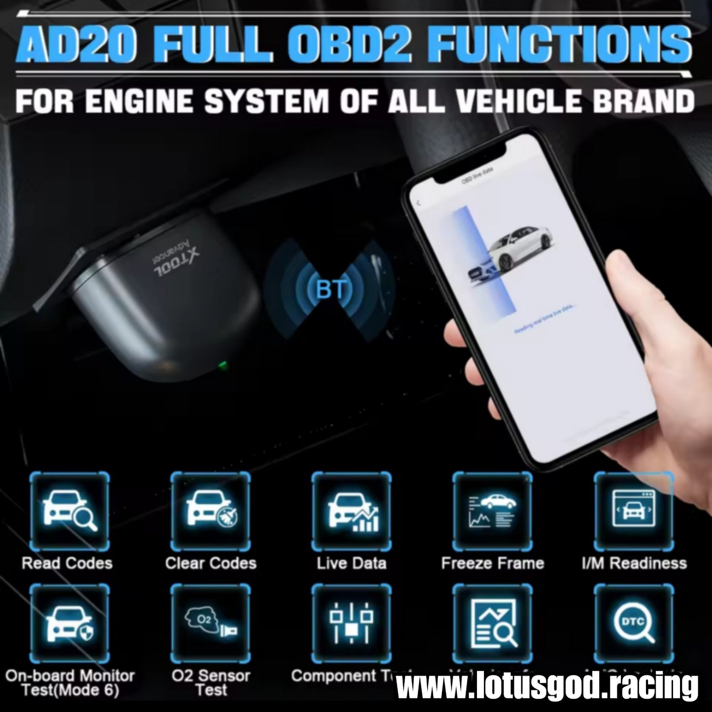 Obd2 Bluetooth Scanner 4.0 ELM327 V1.5 OBD 2 Car Diagnostic Clear Fault Codes Tool For IOS Apple Android PC ELM 327 OBDII Reader