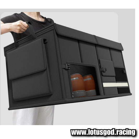 Large Capacity Compartment Boot Storage Organizer Storage Bag Car Trunk Soft Felt Storage Shoe Box Accessories 33cm X 30cm X 60cm