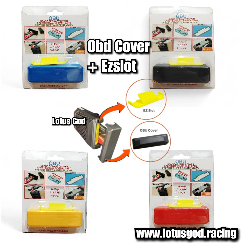 Original OBU Cover + Ezslot For Singapore Vehicle Smart On Board Unit Erp Cash Card Flash Pay IU Cashcard Flashpay Case